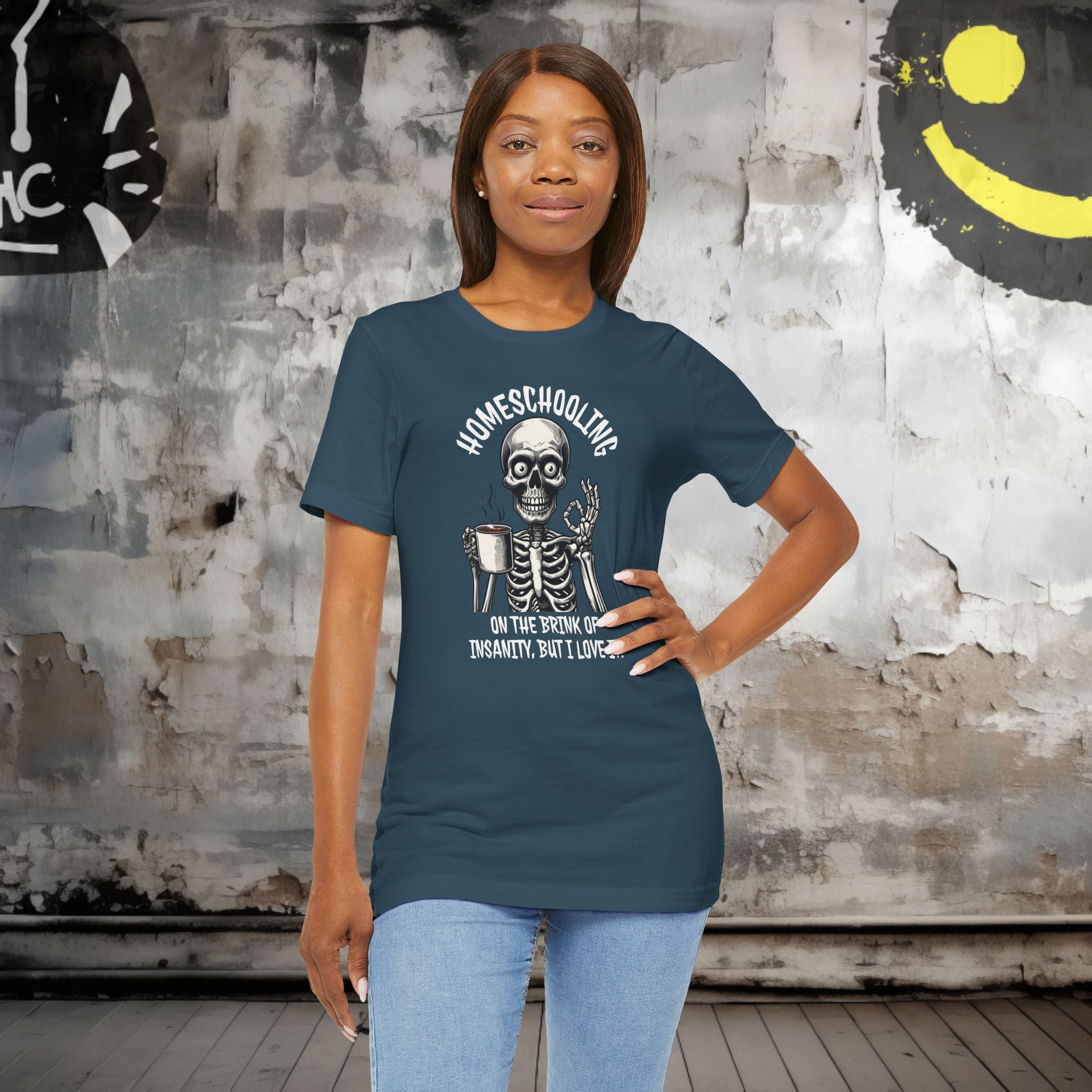 Homeschooling Brink of Insanity Tee
