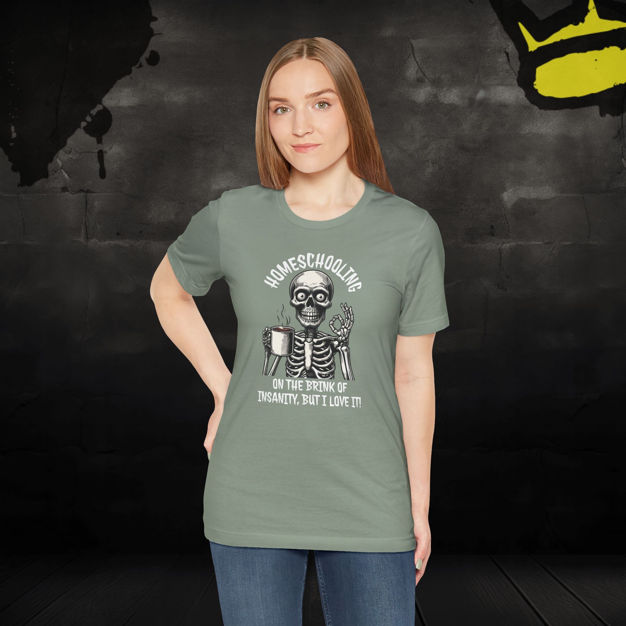 Homeschooling Brink of Insanity Tee
