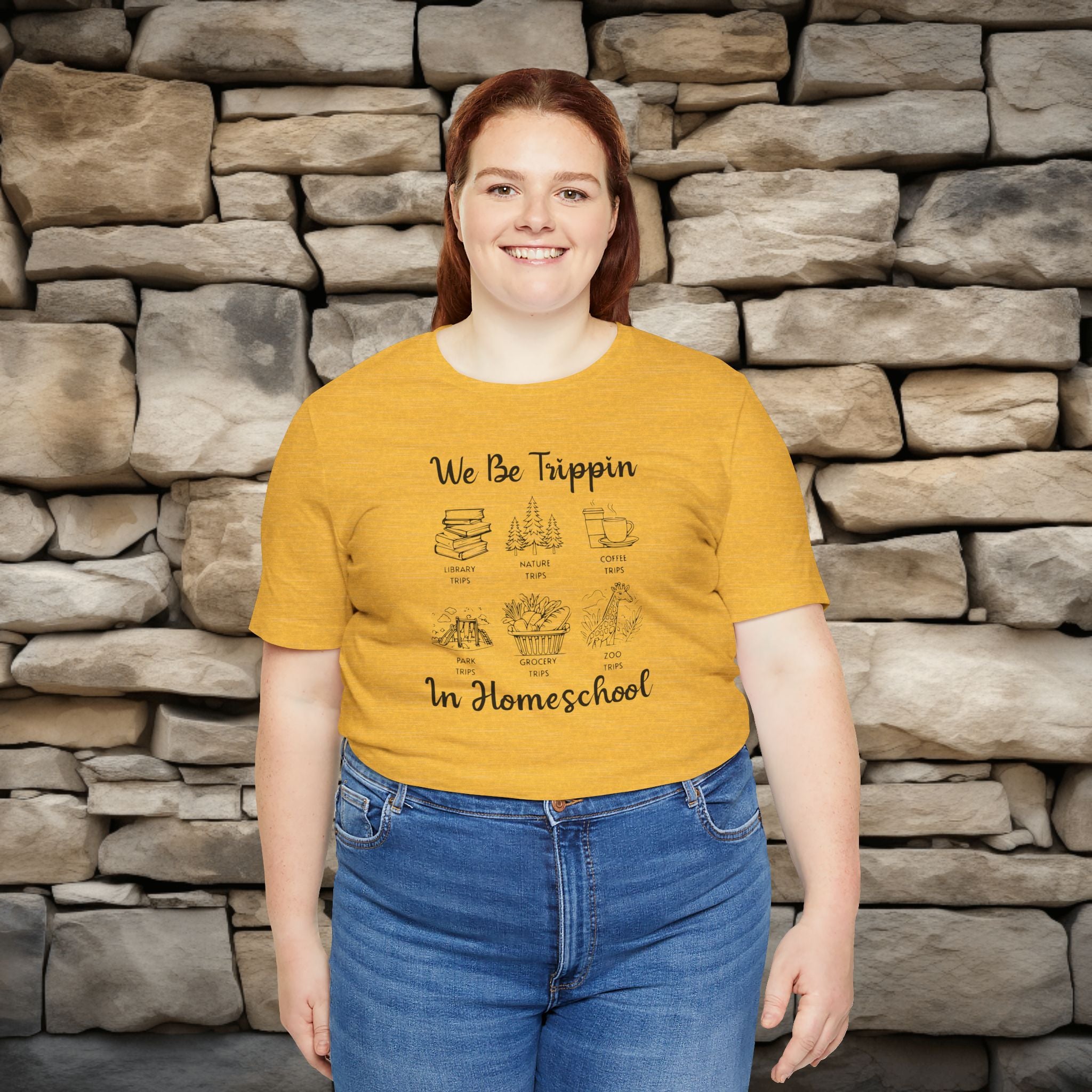 Fun We Be Trippin in Homeschooling Tee